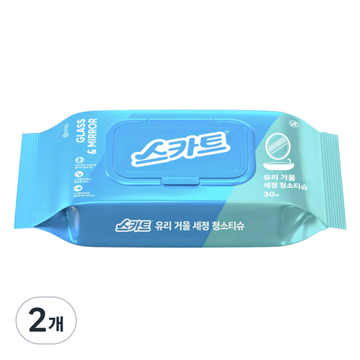 스카트 유리 거울 세정 청소티슈