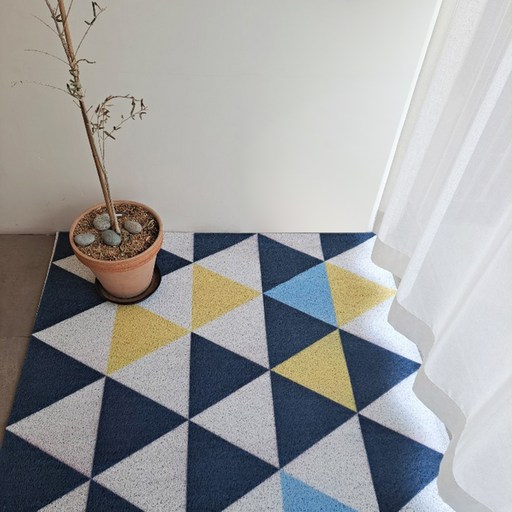 홈아트 인테리어 패턴코일 발매트 120cm x 280cm x 1.5cm