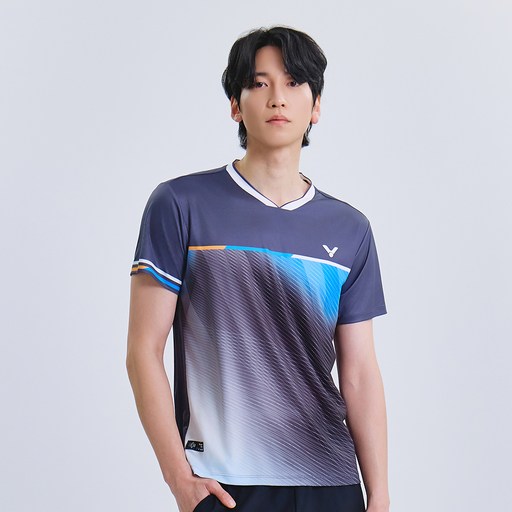빅터 남성용 에어로 시프트 배드민턴 티셔츠 VT25AGW010M