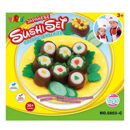 하늘썬별 김밥 초밥 만들기 도우 점토놀이 yiqis5803c