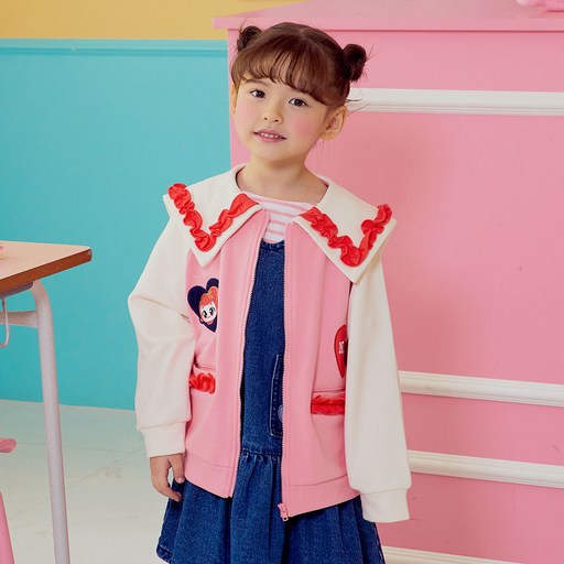 프리미에팜 여아용 캐치티니핑 나나 프릴 빅카라 점퍼