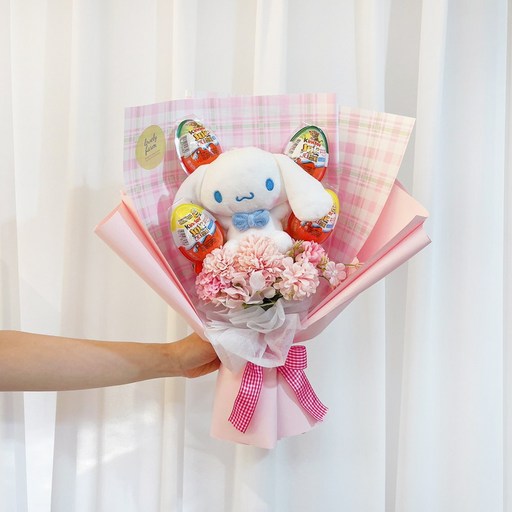 러블리팜 조화 산리오 킨더조이 DIY 꽃다발