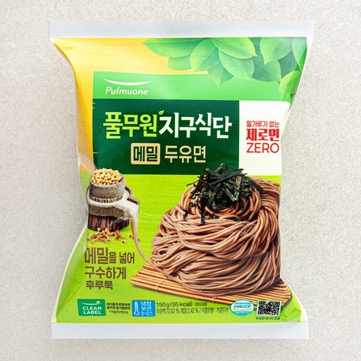 풀무원 지구식단 메밀두유면