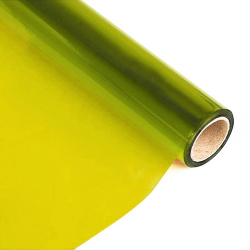 PVC 투명 컬러 롤필름 노랑 0.3T 950x1000mm