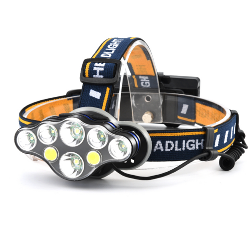 티엠지에스 8LED USB 충전식 헤드랜턴 TQC-242