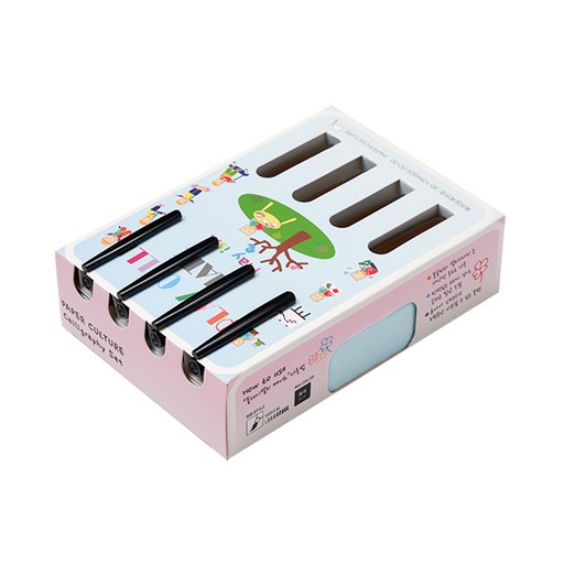 종이문화 플레이캘리 메이트 엽서 15 아쿠아블루 100p