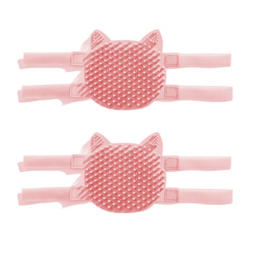 블럭마트 고양이 코너부착 셀프그루머 대형