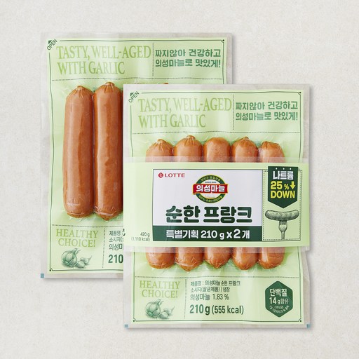 롯데웰푸드 순한 프랑크 소시지