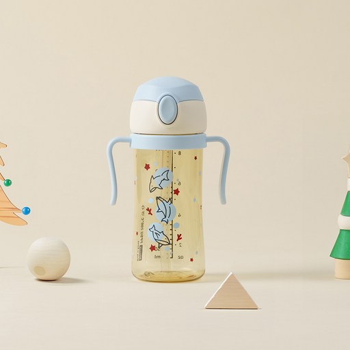 베베픽 유아용 원터치 PPSU 빨대컵 250ml
