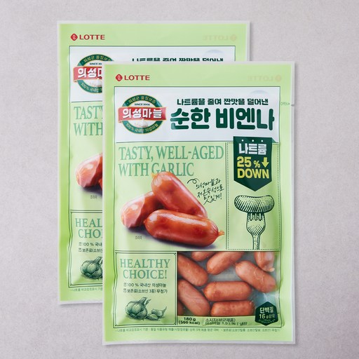 롯데 의성마늘 순한 비엔나