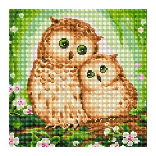 아이러브페인팅 캔버스형 보석십자수 DIY 키트 30 x 30 cm