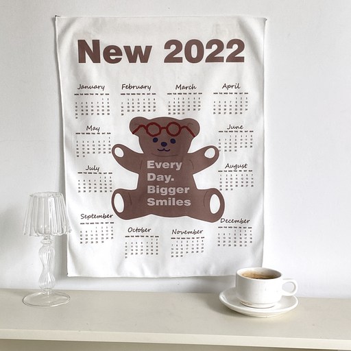 다잇슈 2022년 미니 벽걸이 패브릭달력