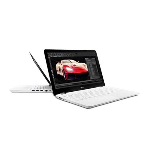 LG전자 울트라PC 화이트 노트북 13UD70P-GX70K (라이젠7-4700U 33.7cm) + 무선 마우스 + 마우스 패드 + HDMI, 미포함, 512GB, 16GB