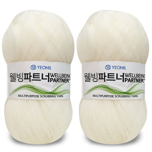 니뜨 웰빙파트너 수세미실 60g x 2p