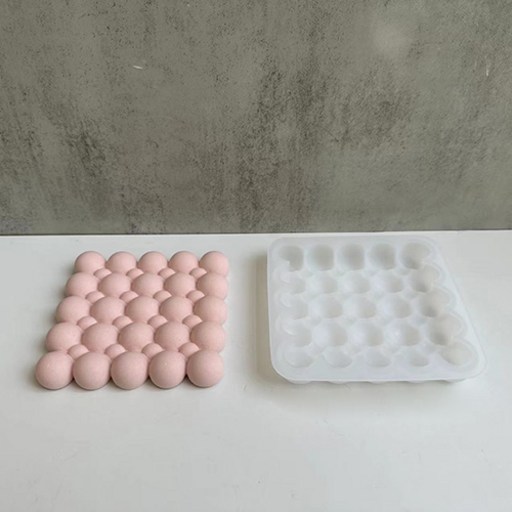 홈플로우 몽글몽글 버블 미니 테이블 석고 실리콘몰드