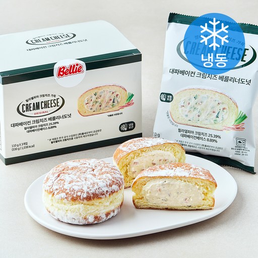 대파베이컨 필라델피아 크림치즈 베를리너 도넛 (냉동)