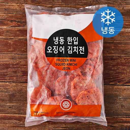한입 오징어 김치전 (냉동)