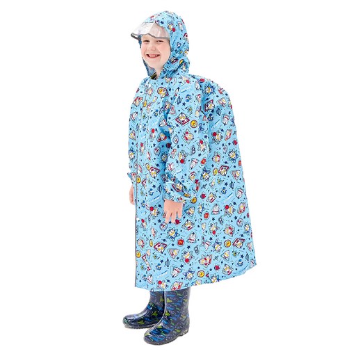 愛北鼻 親子同款加厚防水雨衣 120~130cm適用