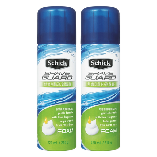 Schick 舒適牌 刮鬍泡 敏感型, 210g, 2瓶