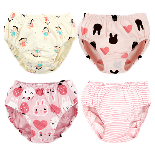 Maykids 女童款 印花三角內褲4件組