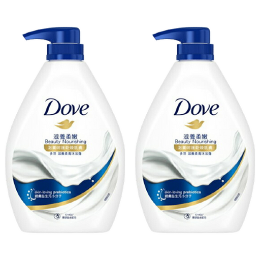 Dove 多芬 滋養柔膚沐浴露 滋養柔嫩, 900g, 2瓶