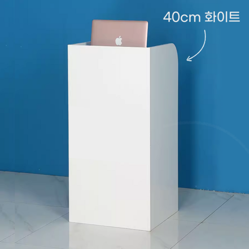 투윅스 슬림 인포데스크 폭좁은 프론트 안내 데스크 카운터 테이블 계산대 리셉션 카페 미용실 네일샵 병원