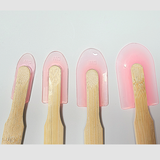 국산 실리콘 헤라(대나무 손잡이) 4종세트