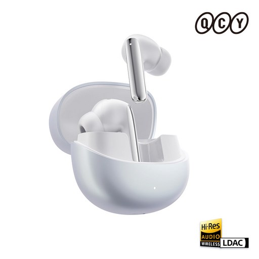 QCY 멜로버즈 프로 플러스 블루투스 이어폰, 화이트, QCY HT08 (한국정품/1년AS)