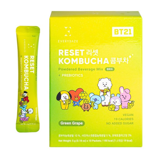 에브리데이즈 리셋 콤부차 청포도