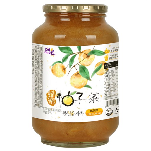 다미즐 봉밀 유자차