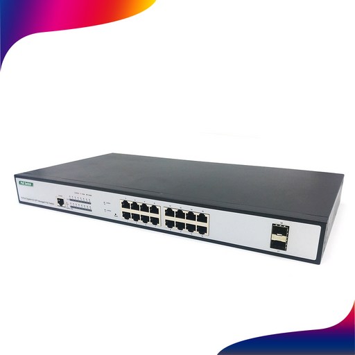 넥스트 NEXT-POE1620L2-300 16PORT GIGA POE 네트워크장비 + 2SFP S/W