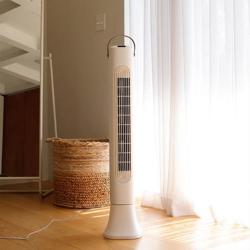 온더스무풍선풍기 스탠드 가정용 가죽스트랩 날개없는