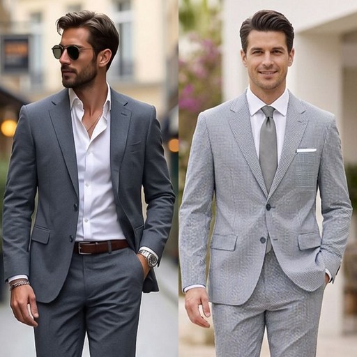 쟌피엘 시어서커쿨링 정장자켓 여름수트 콤비 마이