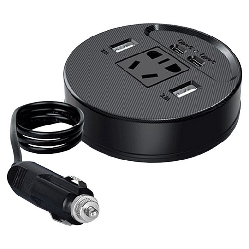 체리스팟 IN-01 차량용 인버터 150W 고속 충전 시가잭 멀티 충전 12V 24V 차량 충전기