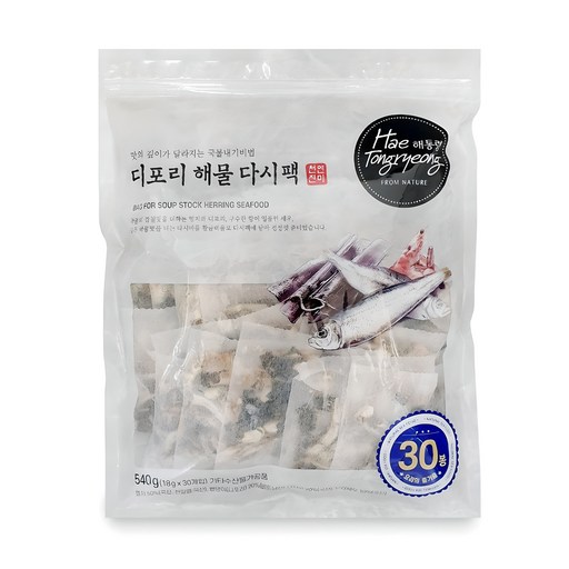 해통령 디포리 해물다시팩