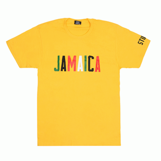 [스투시 반팔티] JAMAICA 35 TEE - GOLD