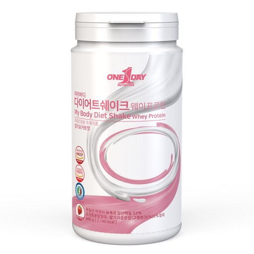 원데이뉴트리션 마이바디 다이어트쉐이크 웨이프로틴 딸기요거트맛