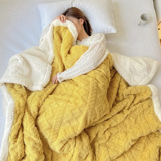 메이크포 L사이즈 극세사 양털 캠핑 소파 무릎 담요