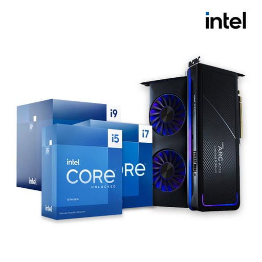 인텔 합본 패키지 i9-14900K＋ Intel 아크 A750 8GB 정품