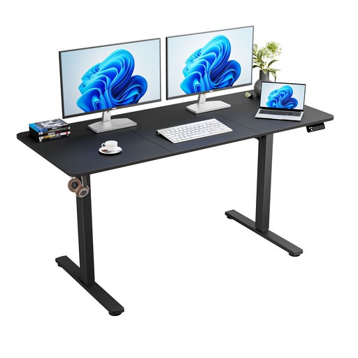 Ergomaker KR SM205 -140인체공학 스마트 책상 모션데스크 전동 높낮이 조절 스탠딩 책상 공부 사무용 조절 스탠드 테이블