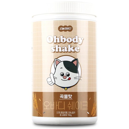 오늘의바디 오바디쉐이크 식사대용 단백질 곡물맛