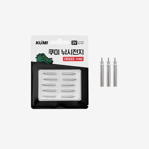 레저킹 낚시전지 CR322 10개입