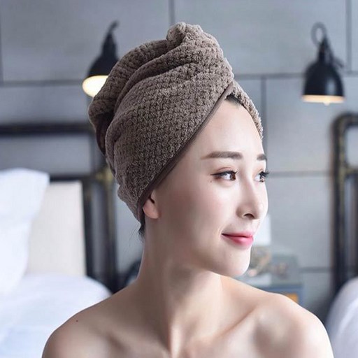 젖은 드라이 머리 수건 헤어 타올 3P
