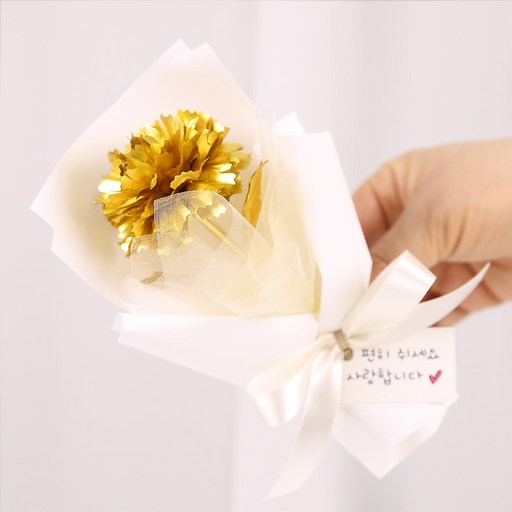 납골당꽃 미니 꽃다발 성묘 금꽃다발