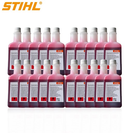 STIHL 스틸 2행정 2싸이클오일 1박스(20개) 스틸오일 450ml 독일생산정품 식물성오일 혼합비율50:1