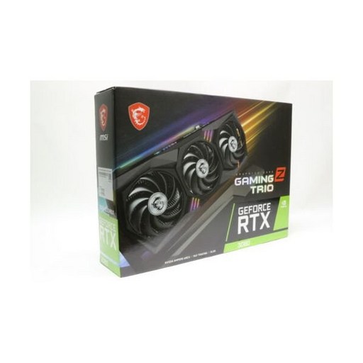 새상품! MSI 지포스 RTX 3080 게이밍 트리오 10GB GDDR6X 그래픽 카드, 단일상품
