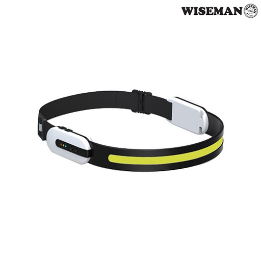 WISEMAN 와이즈맨 블루투스 헤드 랜턴 밴드형 모션 감지 센서 WS-22100