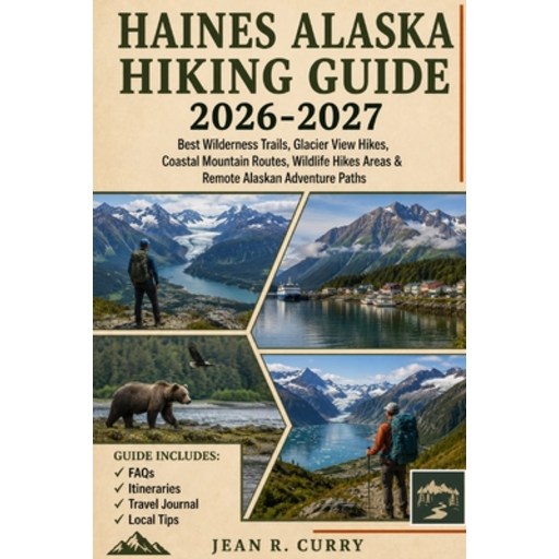 (영문도서)Haines Alaska Hiking Guide 2026-2027: Best Wilderness Trails, Glacier View Hikes..., Paperback