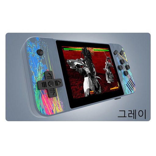 PYHO 미니게임기 2인 휴대용 게임기 800+빈티지 클래식 게임기