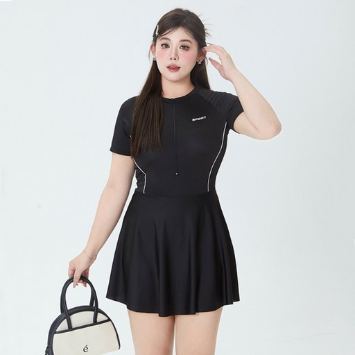 여자 여성 체형커버 빅사이즈 원피스 수영복H481